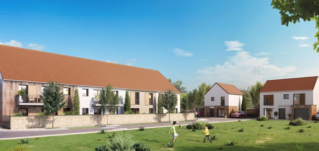Programme immobilier neuf Le Hameau de la Guérinière - Mauchamps à proximité du domaine de Chamarande (91730) - Référence : 8579