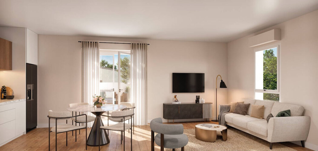 Programme immobilier neuf JARDIN SAUVOLE - Maurepas : Appartements neufs dans un écoquartier face au future parc urbain (78310) - Référence : 16275