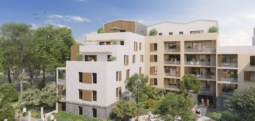 Programme immobilier neuf JARDIN SAUVOLE - Maurepas : Appartements neufs dans un écoquartier face au future parc urbain (78310) - Référence : 16275