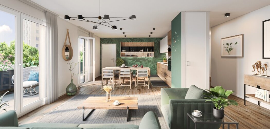 Programme immobilier neuf SQUARE FOCH - Meaux : logements neufs du studio au T4 proche du parc du Pâtis (77100) - Référence : 15856