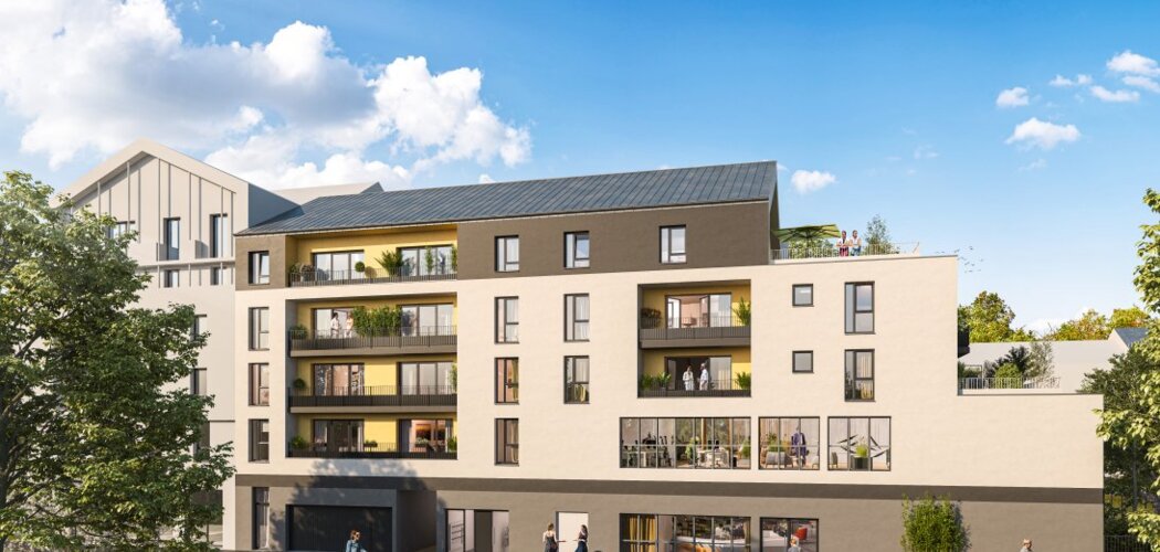 Programme immobilier neuf SQUARE FOCH - Meaux : logements neufs du studio au T4 proche du parc du Pâtis (77100) - Référence : 15856