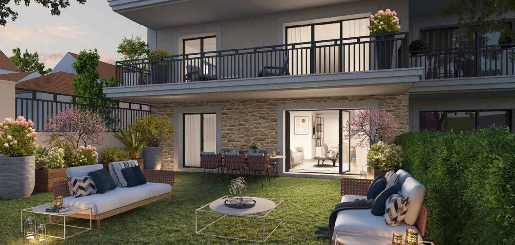 Programme immobilier neuf Les Terrasses des Canotiers - Meaux : logements neufs sécurisés et élégants en centre administratif (77100) - Référence : 14960