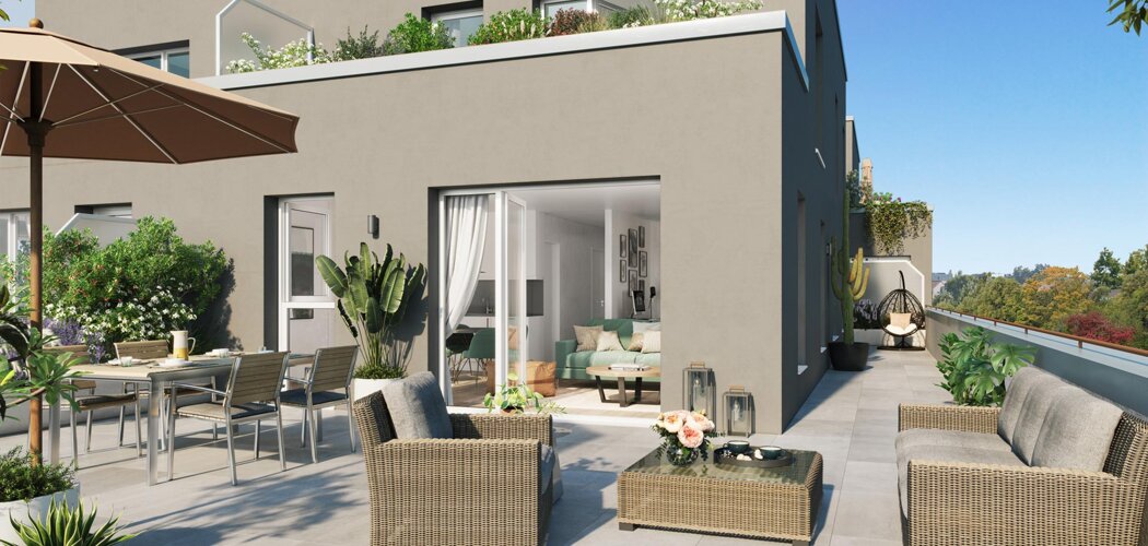 Programme immobilier neuf Les Promenades de l'Ourcq - Meaux : logements neufs sécurisés et verdoyants proche des commodités (77100) - Référence : 15571