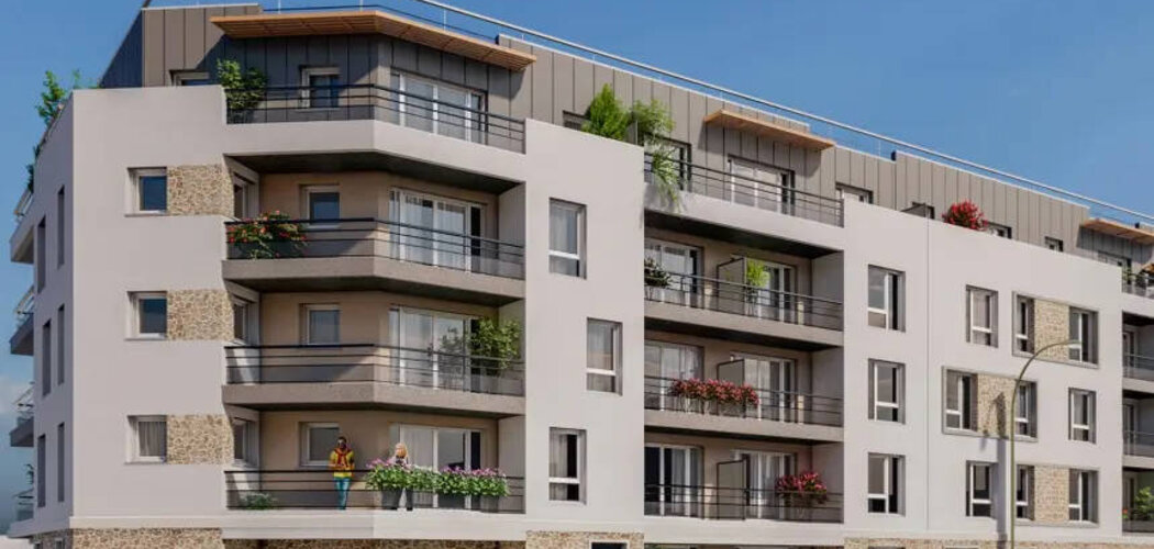 Programme immobilier neuf Les Terrasses de Meldis (77) - Meaux près de la gare à 7 min à vélo (77100) - Référence : 16294