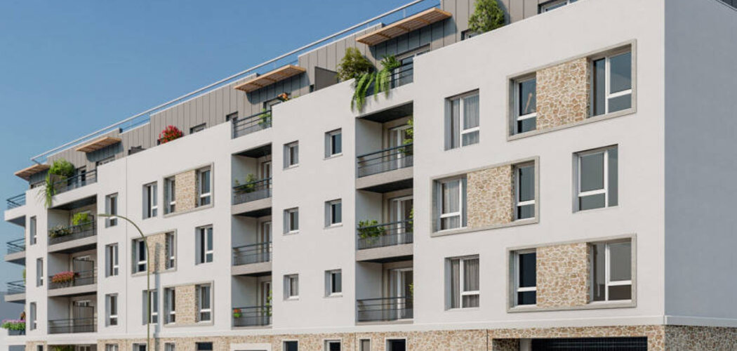Programme immobilier neuf Les Terrasses de Meldis (77) - Meaux près de la gare à 7 min à vélo (77100) - Référence : 16294