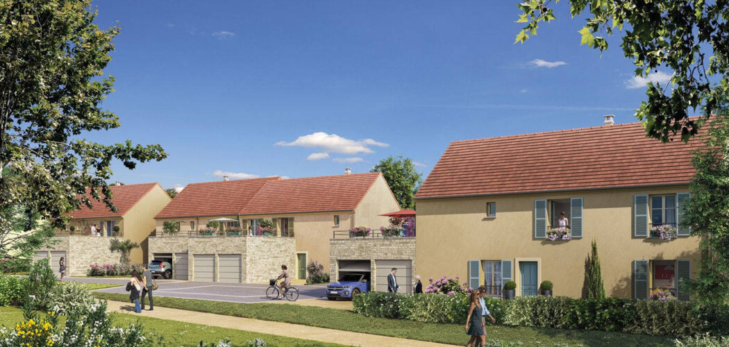 Programme immobilier neuf Le Clos de la Longue Toise - Méré dans le Parc Naturel Régional de la Haute Vallée de Chevreuse (78490) - Référence : 9678