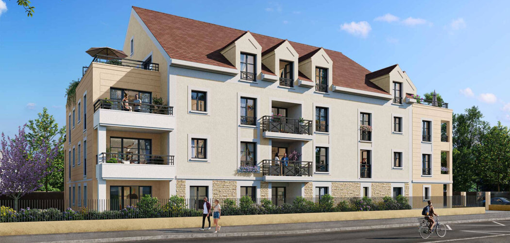 Programme immobilier neuf Le Domaine du Parc - Appartements - Moisselles près centre ville (95570) - Référence : 8161