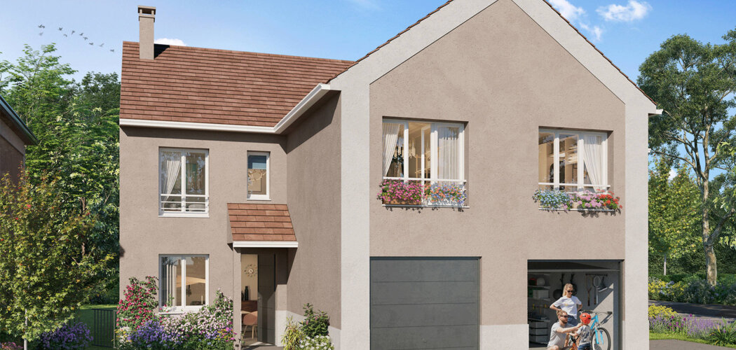 Programme immobilier neuf Le Domaine du Parc - Appartements - Moisselles près centre ville (95570) - Référence : 8161