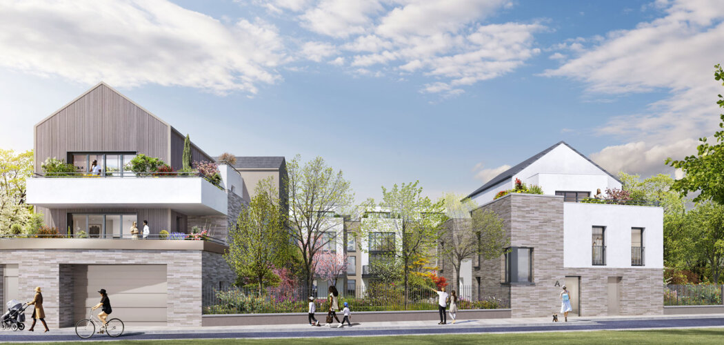 Programme immobilier neuf Terrasses de l'Odyssée - Montigny-le-Bretonneux : logements neufs sécurisés et verdoyants proche des transports (78180) - Référence : 15398