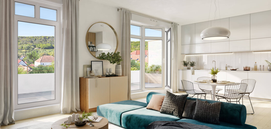 Programme immobilier neuf DOMAINE DE LA TOUR - Montlhéry : logements neufs lumineux et sécurisés en quartier calme (91310) - Référence : 14921