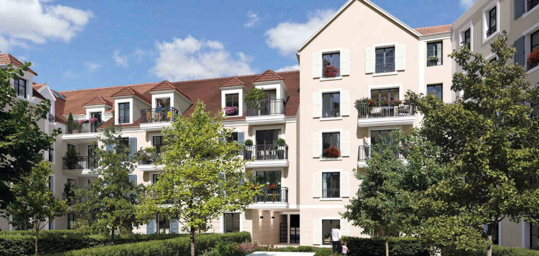 Programme immobilier neuf Closerie Coeur Village - Montlhéry : logements neufs sécurisés et conviviaux en cœur de village (91310) - Référence : 14976