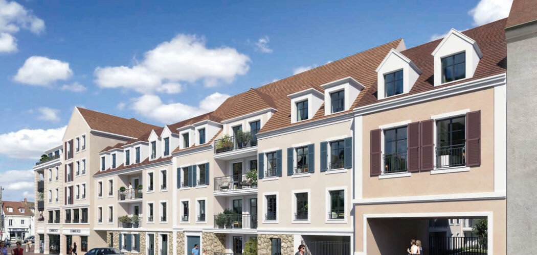 Programme immobilier neuf Closerie Coeur Village - Montlhéry : logements neufs sécurisés et conviviaux en cœur de village (91310) - Référence : 14976