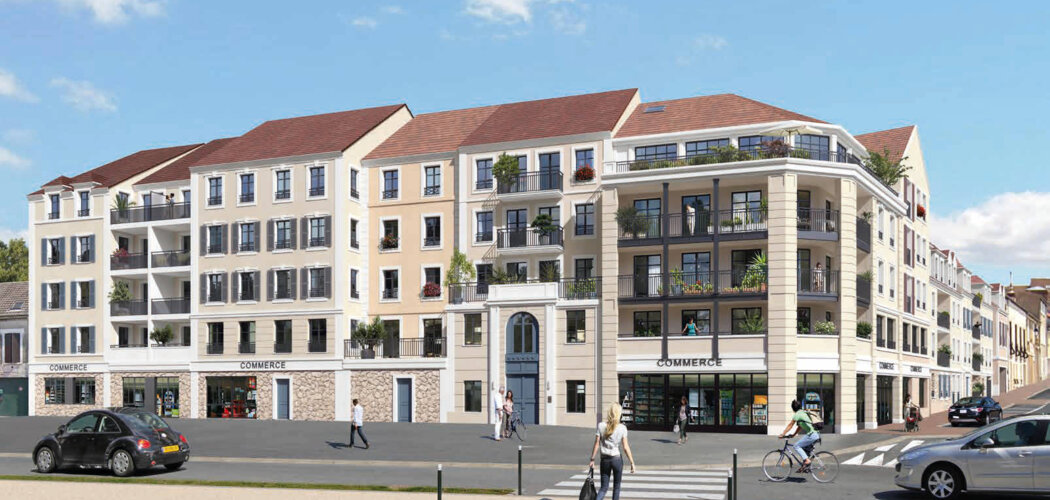 Programme immobilier neuf Closerie Coeur Village - Montlhéry : logements neufs sécurisés et conviviaux en cœur de village (91310) - Référence : 14976