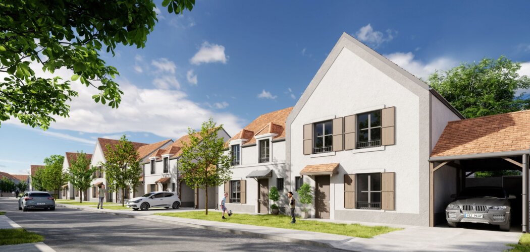 Programme immobilier neuf L'Orée du Château - Morainvilliers : logements neufs T2–T6 proche des transports (78630) - Référence : 9685