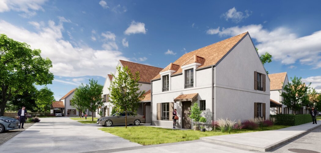 Programme immobilier neuf L'Orée du Château - Morainvilliers : logements neufs T2–T6 proche des transports (78630) - Référence : 9685