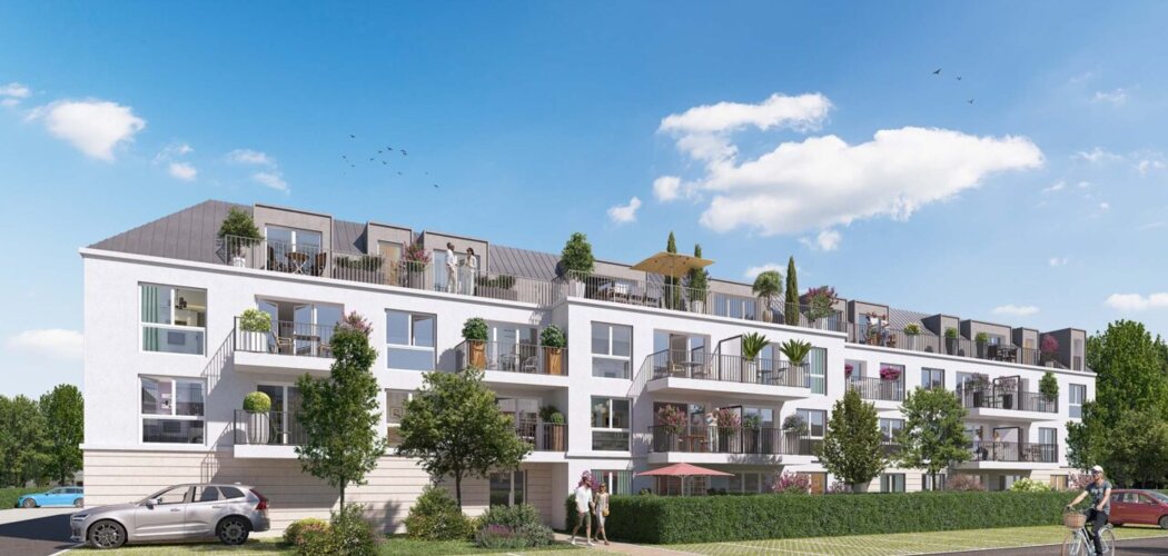 Programme immobilier neuf Les Jardins du Grand Pont - Nemours : logements neufs T2–T4 proche des berges du Loing (77140) - Référence : 15929