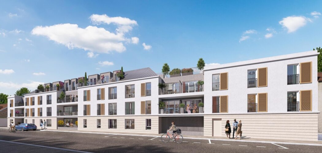 Programme immobilier neuf Les Jardins du Grand Pont - Nemours : logements neufs T2–T4 proche des berges du Loing (77140) - Référence : 15929