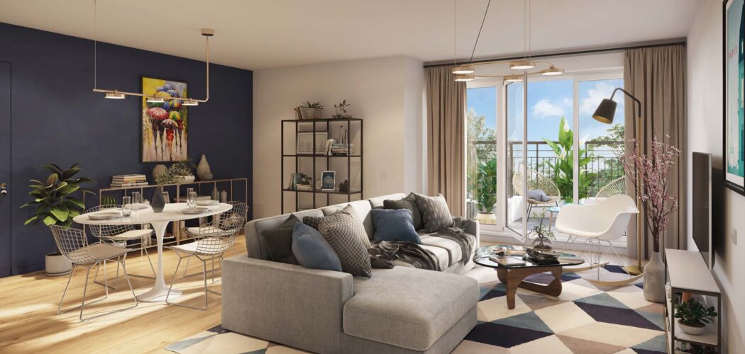 Programme immobilier neuf Le 1930 - Neuilly-Plaisance : logements neufs T1–T5 proche des transports (93360) - Référence : 15937