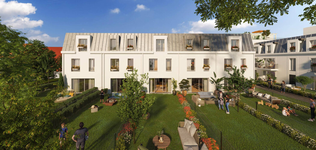 Programme immobilier neuf DOMAINE 14 - Neuilly-Plaisance : Résidence studio–T5 avec cadre boisé et confort optimisé proche des commodités (93360) - Référence : 14567