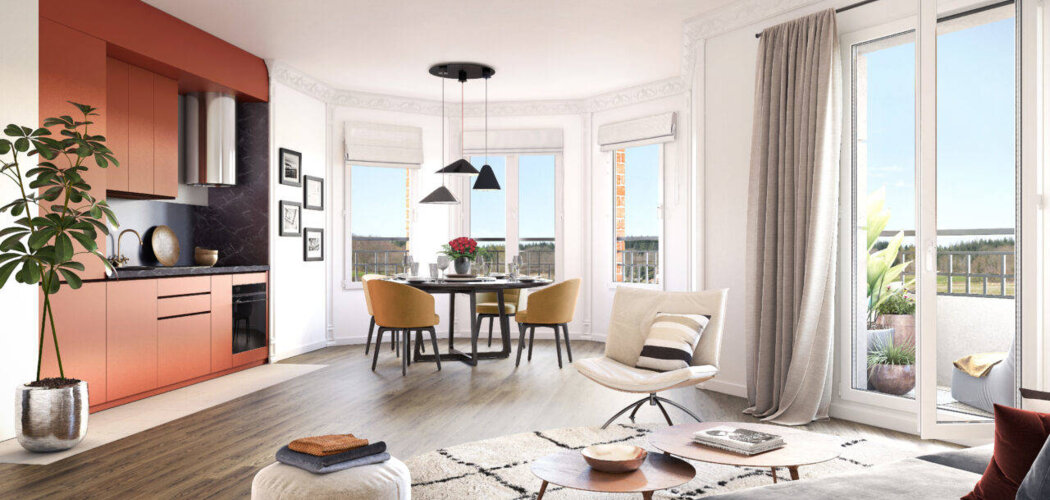 Programme immobilier neuf Domaine des Marmousets -  Noiseau : logements neufs sécurisés et verdoyants proche des commodités (94880) - Référence : 14964