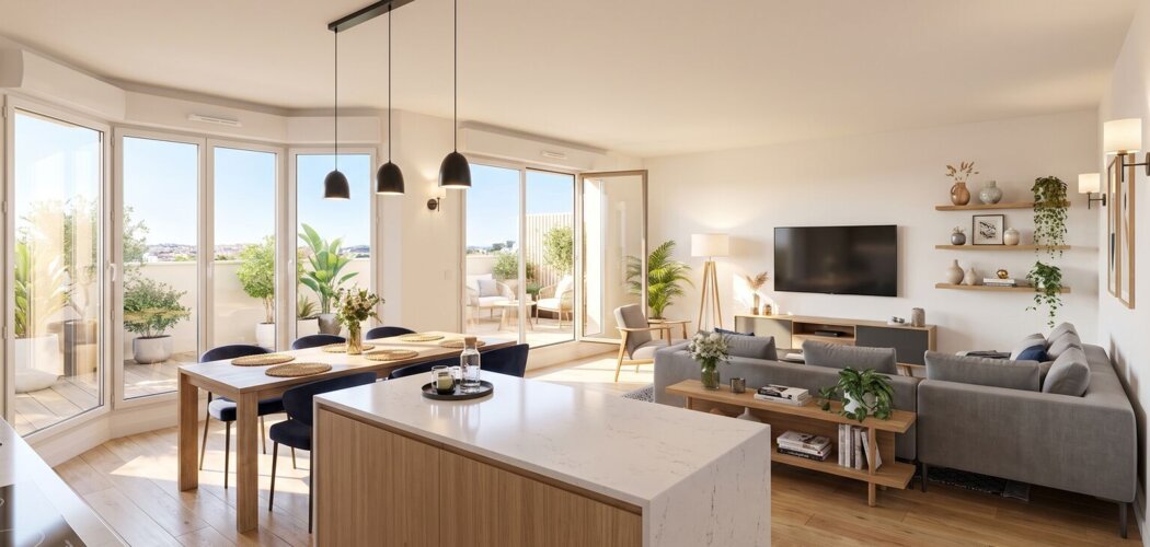 Programme immobilier neuf NATURA - Noisy-le-Grand RER A et cadre paysager (93160) - Référence : 18338
