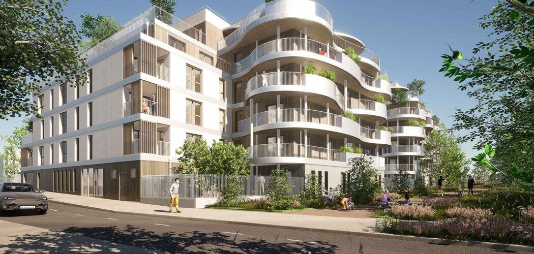 Programme immobilier neuf LES BALCONS D'OPALE - Noisy-le-Grand résidence récente avec extérieurs près du RER A (93160) - Référence : 17668