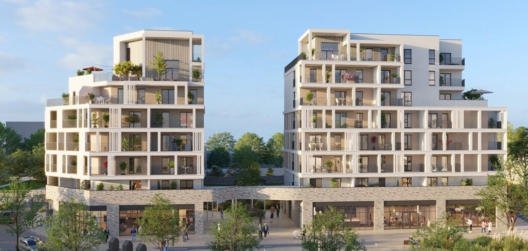 Programme immobilier neuf LES TERRASSES GALLIENI - Noisy-le-Sec : logements neufs sécurisés et verdoyants proche des transports (93130) - Référence : 15187