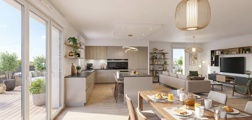 Programme immobilier neuf LES JARDINS DE LISA - Ozoir-la-Ferrière centre-ville proche RER E (77330) - Référence : 16304