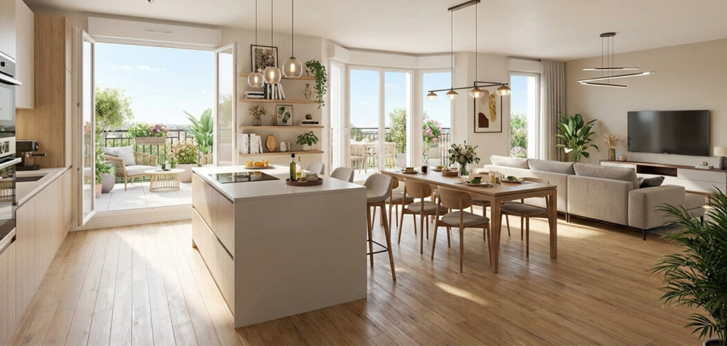 Programme immobilier neuf Les Terrasses du 105 - Ozoir-la-Ferrière près du RER E (77330) - Référence : 16305