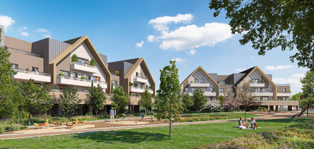 Programme immobilier neuf Les Jardins d'Apolline - Plaisir  proche du Transilien N en bus (78370) - Référence : 16295