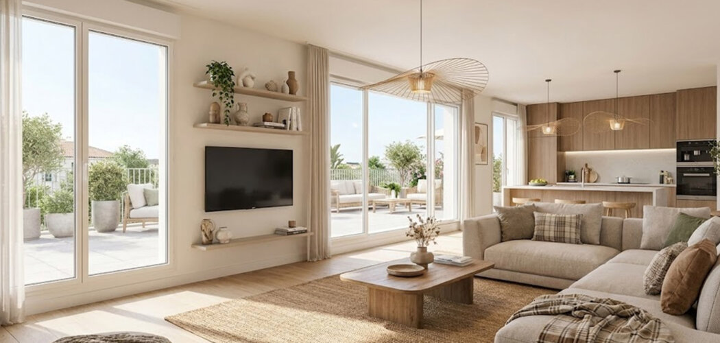 Programme immobilier neuf LISIERE DES LOGES - Poissy cadre résidentiel connecté à La Défense (78300) - Référence : 17303