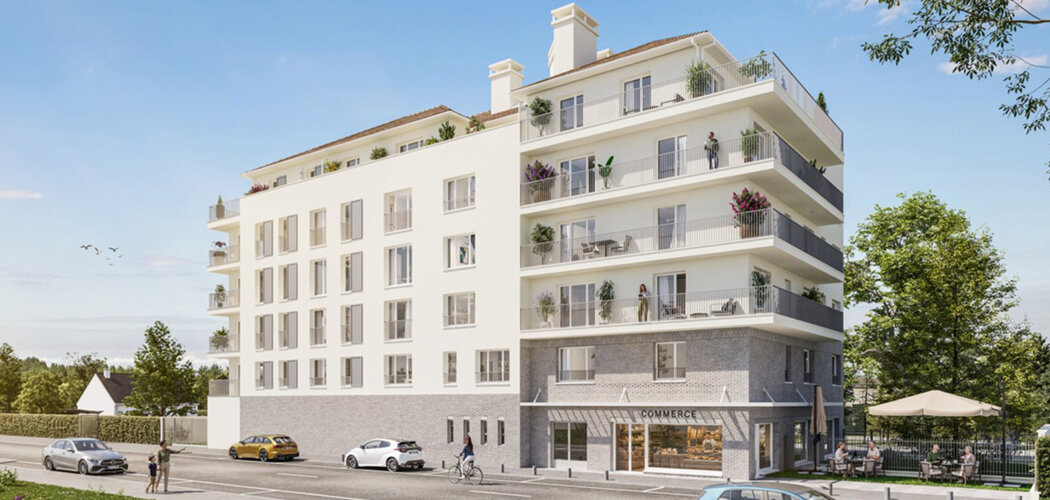 Programme immobilier neuf LISIERE DES LOGES - Poissy cadre résidentiel connecté à La Défense (78300) - Référence : 17303