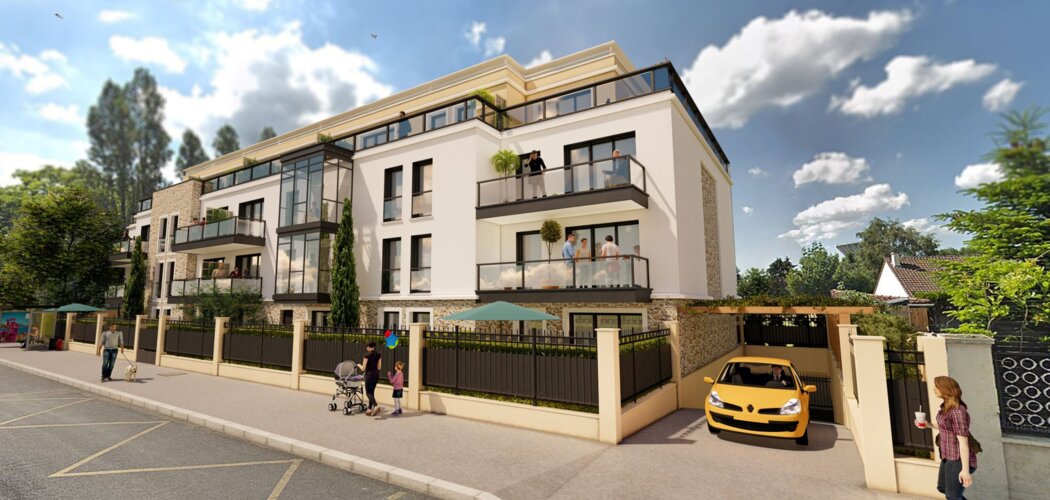 Programme immobilier neuf Résidence la Francilienne - Pontault-Combault proche de l’Hôtel de ville (77340) - Référence : 9649