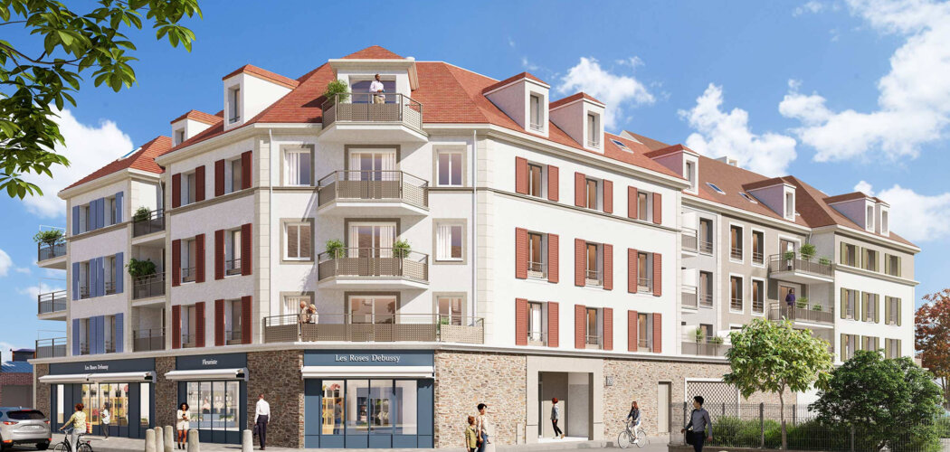 Programme immobilier neuf LES ROSES DEBUSSY - Pontoise en plein quartier de l’Hermitage (95000) - Référence : 9032