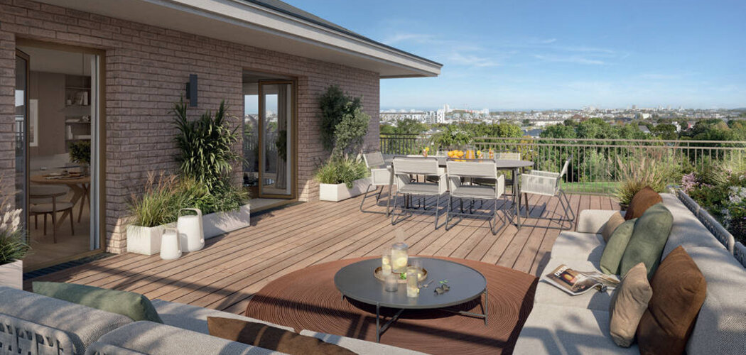 Programme immobilier neuf Idylle - Pontoise quartier Bossut à proximité des lignes de bus (95000) - Référence : 17060