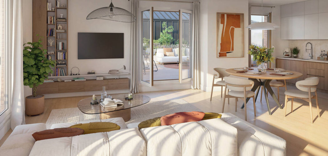 Programme immobilier neuf Idylle - Pontoise quartier Bossut à proximité des lignes de bus (95000) - Référence : 17060
