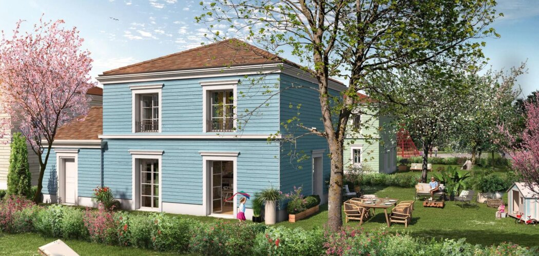 Programme immobilier neuf Le Quartier du Vertpuits - Puiseux-en-France : Résidence T2–T5 avec cadre écologique et confort optimisé proche des commodités (95380) - Référence : 14514