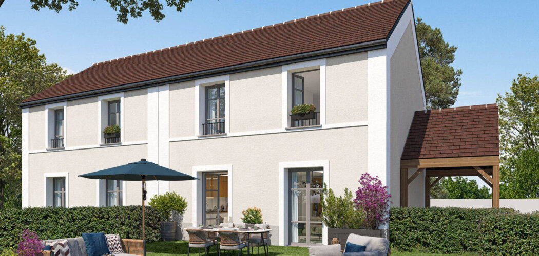 Programme immobilier neuf Villas du Frêne - Réau maisons en coeur de ville près de l’ arrêt Église (77550) - Référence : 9650
