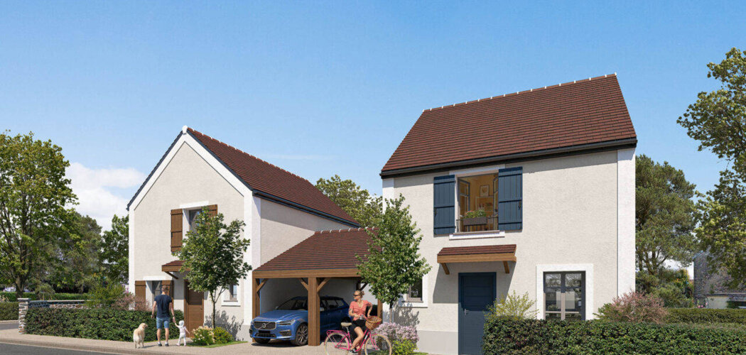 Programme immobilier neuf Villas du Frêne - Réau maisons en coeur de ville près de l’ arrêt Église (77550) - Référence : 9650
