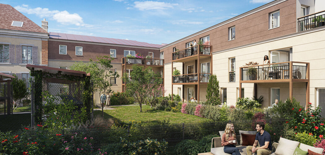 Programme immobilier neuf Le Clos de l'Aunette (91) - Ris-Orangis cadre naturel et accès rapide Paris RER D (91130) - Référence : 17039