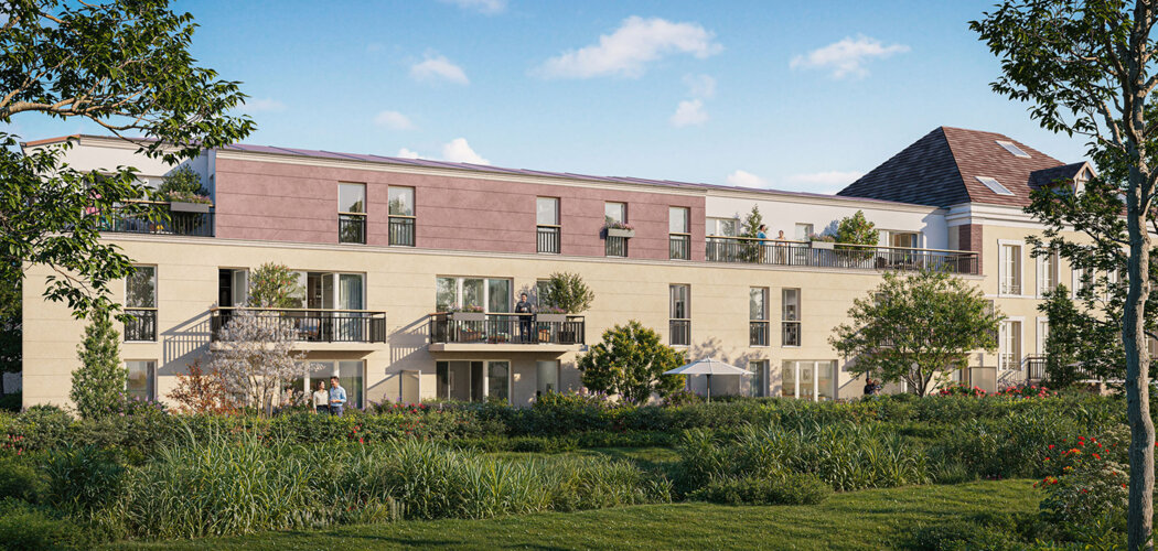 Programme immobilier neuf Le Clos de l'Aunette (91) - Ris-Orangis cadre naturel et accès rapide Paris RER D (91130) - Référence : 17039