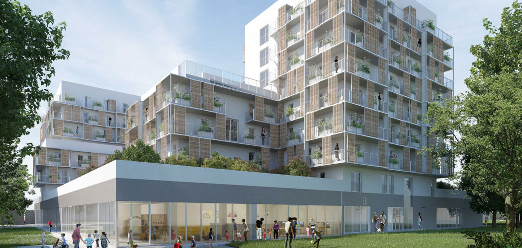 Programme immobilier neuf Le Clos Langlet - Ris-Orangis : logements neufs sécurisés et verdoyants proche des commodités (91130) - Référence : 15393