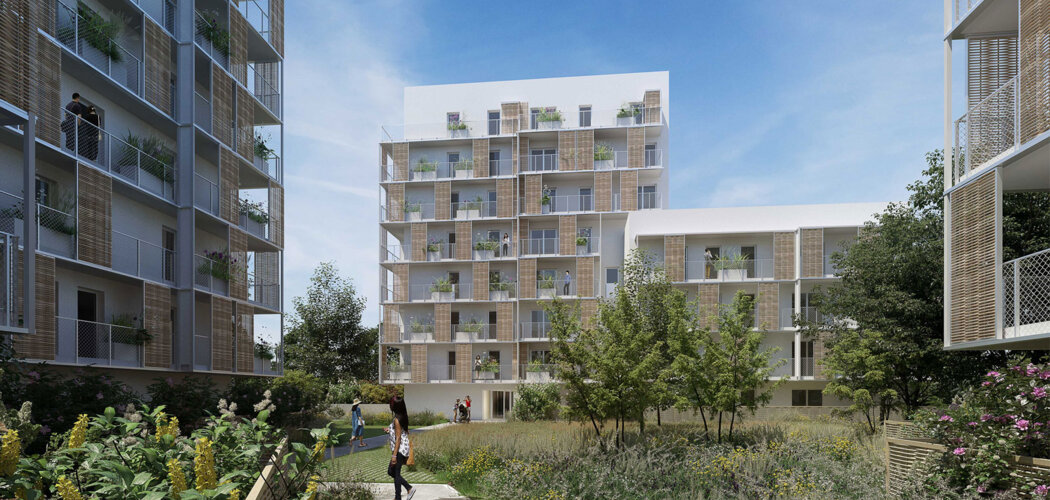 Programme immobilier neuf Le Clos Langlet - Ris-Orangis : logements neufs sécurisés et verdoyants proche des commodités (91130) - Référence : 15393