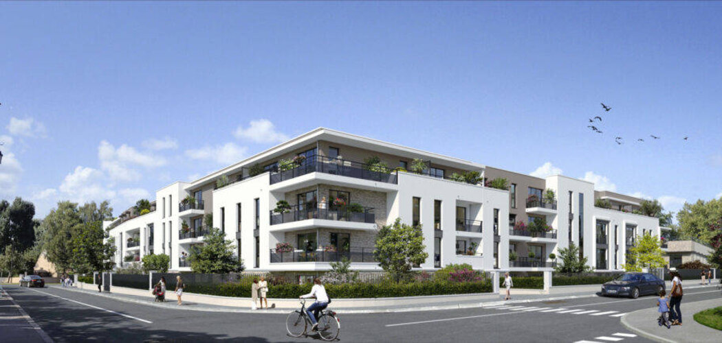 Programme immobilier neuf Nouveau Jour - Roissy-en-Brie : Résidence studio–T4 avec cadre moderne et confort optimisé proche des transports (77680) - Référence : 14337