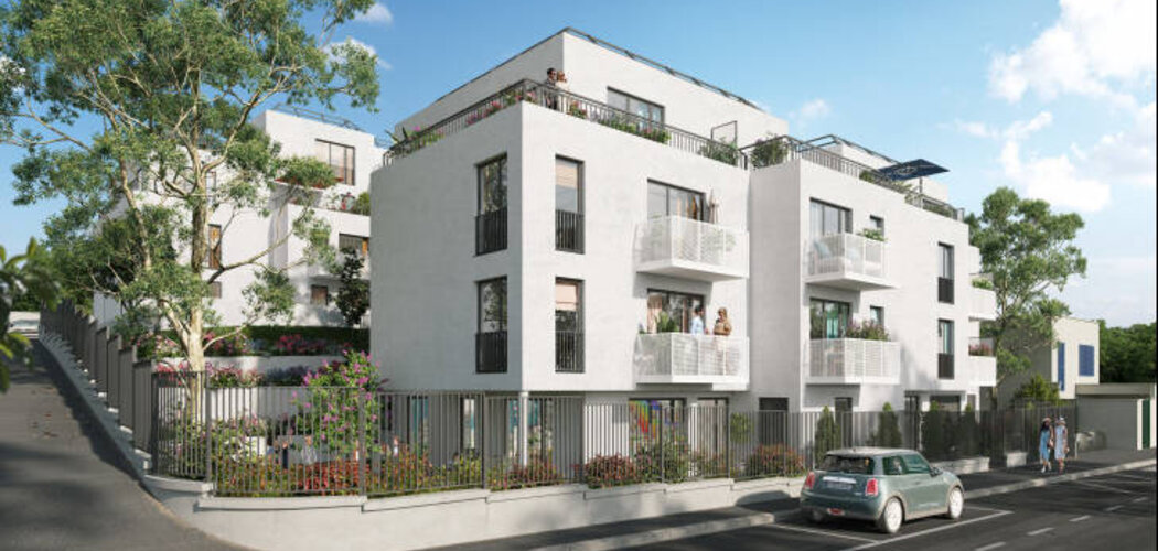 Programme immobilier neuf Opale & Sens - Rosny-Sous-Bois : logements neufs sécurisés et verdoyants proche des commodités (93110) - Référence : 15429