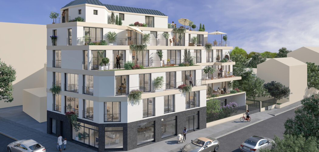 Programme immobilier neuf LE CLOS SAINT CHARLES - Rosny-sous-Bois secteur privilégié RER E et centre-ville à 5 min (93110) - Référence : 16688