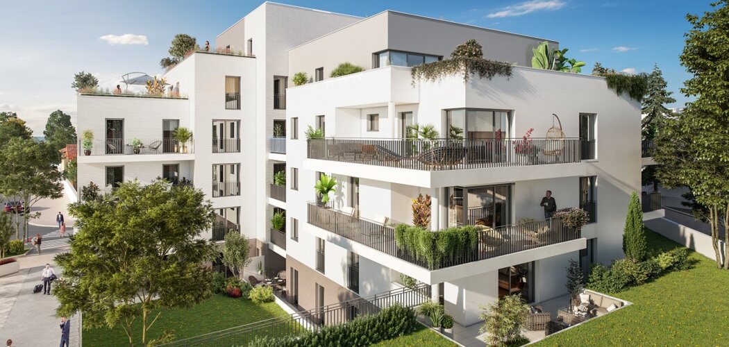 Programme immobilier neuf CARACT'R - Rueil-Malmaison : Résidence studio–T5 avec cadre verdoyant et confort optimisé proche des commodités (92500) - Référence : 14341