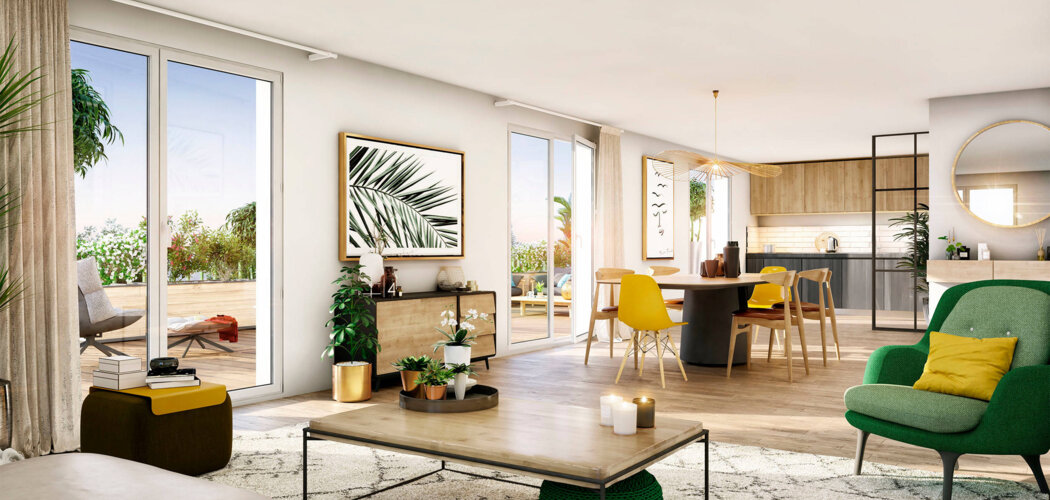 Programme immobilier neuf Les Nouveaux Jardins - Maisons et Appartements - Rungis : Résidence studio–T5 avec cadre agricole et confort moderne proche des espaces naturels (94150) - Référence : 14206