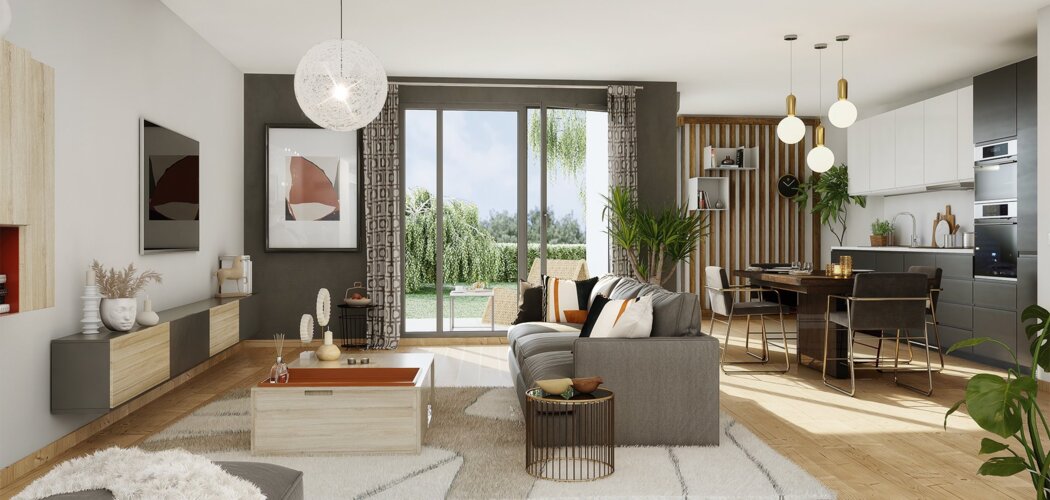 Programme immobilier neuf L'Aparté - Saint-Cloud : logements neufs sécurisés et verdoyants proche des transports (92210) - Référence : 8299