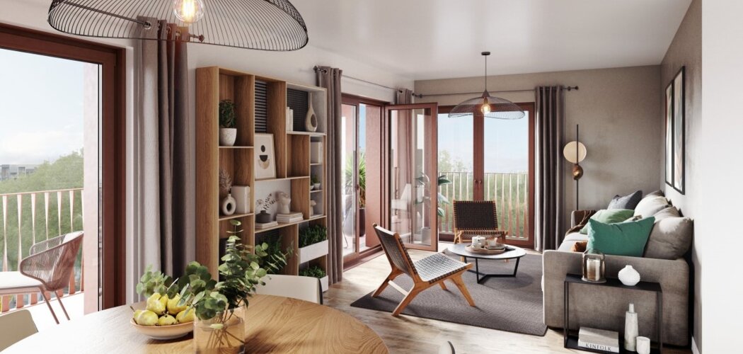Programme immobilier neuf APOGEE - Saint-Denis : logements neufs sécurisés et verdoyants proche des commodités (93200) - Référence : 15431